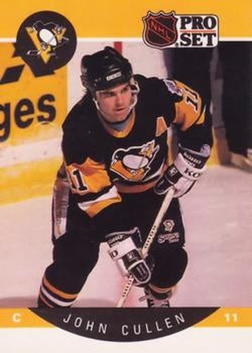#232 John Cullen - Pittsburgh Penguins - 1990-91 Pro Set Hockey