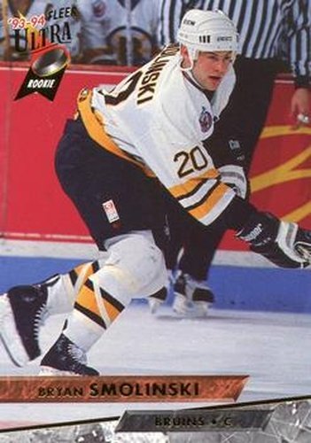 #232 Bryan Smolinski - Boston Bruins - 1993-94 Ultra Hockey