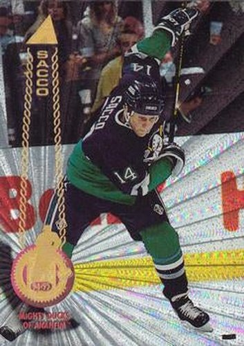 #232 Joe Sacco - Anaheim Mighty Ducks - 1994-95 Pinnacle Hockey - Rink Collection