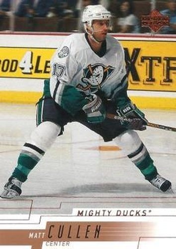 #232 Matt Cullen - Anaheim Mighty Ducks - 2000-01 Upper Deck Hockey