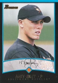 #232 Matt Riley - Baltimore Orioles - 2001 Bowman Baseball