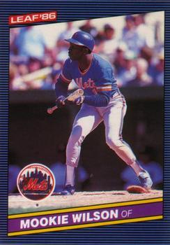 #232 Mookie Wilson - New York Mets - 1986 Leaf Baseball