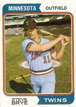 #232 Steve Brye - Minnesota Twins - 1974 Topps Baseball