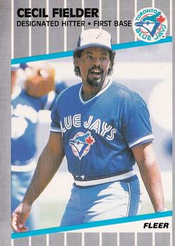 #232 Cecil Fielder - Toronto Blue Jays - 1989 Fleer Baseball