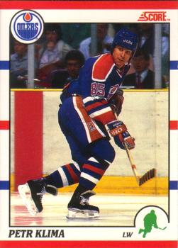 #232 Petr Klima - Edmonton Oilers - 1990-91 Score Canadian Hockey