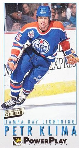 #232 Petr Klima - Tampa Bay Lightning - 1993-94 Fleer PowerPlay Hockey