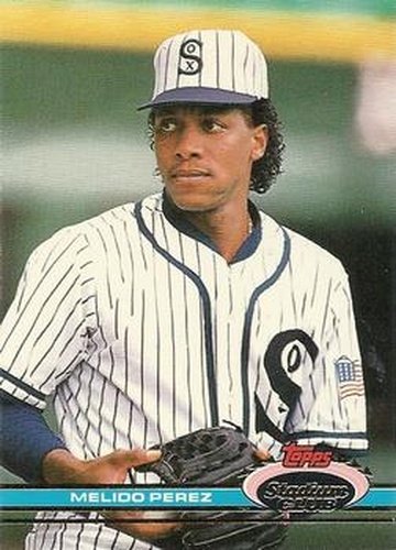 #232 Melido Perez - Chicago White Sox - 1991 Stadium Club Baseball