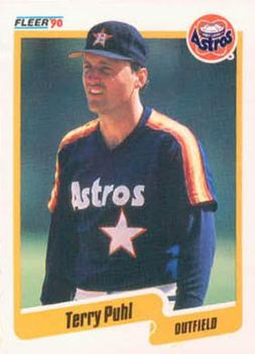 #233 Terry Puhl - Houston Astros - 1990 Fleer USA Baseball