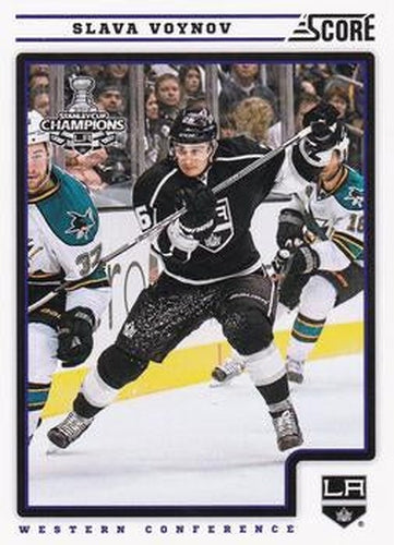 #233 Slava Voynov - Los Angeles Kings - 2012-13 Score Hockey