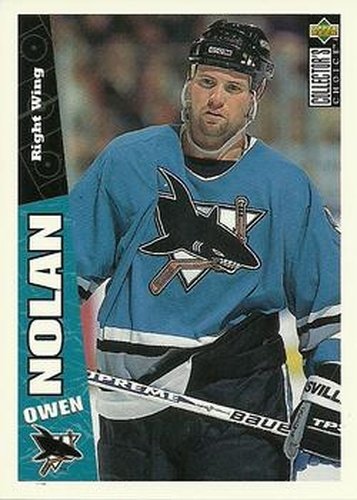#233 Owen Nolan - San Jose Sharks - 1996-97 Collector's Choice Hockey