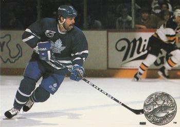 #233 Mike Bullard - Toronto Maple Leafs - 1991-92 Pro Set Platinum Hockey