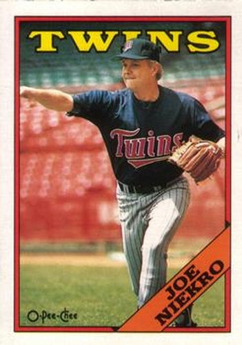 #233 Joe Niekro - Minnesota Twins - 1988 O-Pee-Chee Baseball