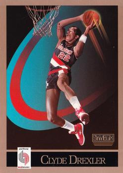 #233 Clyde Drexler - Portland Trail Blazers - 1990-91 SkyBox Basketball