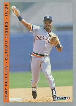 #233 Tony Phillips - Detroit Tigers - 1993 Fleer Baseball