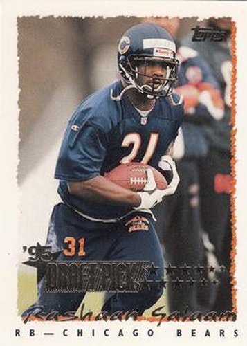 #233 Rashaan Salaam - Chicago Bears - 1995 Topps Football