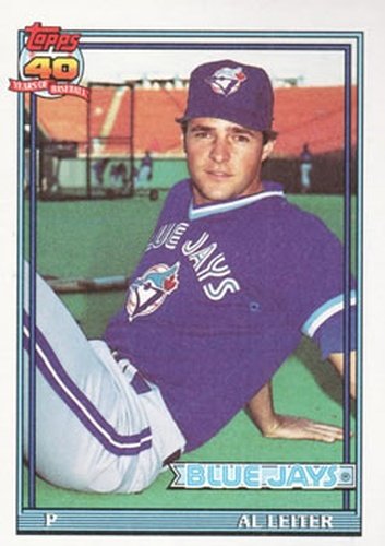 #233 Al Leiter - Toronto Blue Jays - 1991 Topps Baseball