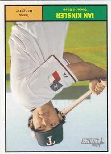 #233b Ian Kinsler - Texas Rangers - 2010 Topps Heritage Baseball