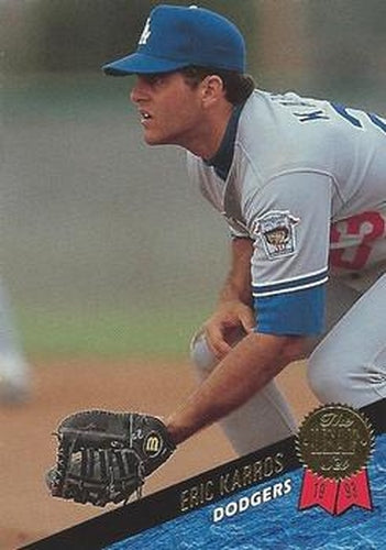 #234 Eric Karros - Los Angeles Dodgers - 1993 Leaf Baseball