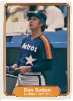 #234 Don Sutton - Houston Astros - 1982 Fleer Baseball
