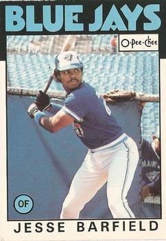 #234 Jesse Barfield - Toronto Blue Jays - 1986 O-Pee-Chee Baseball