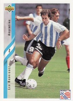 #234 Leo Rodriguez - Argentina - 1994 Upper Deck World Cup Contenders English/Spanish Soccer