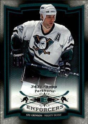 #234 Stu Grimson - Anaheim Mighty Ducks - 2006-07 Parkhurst Hockey