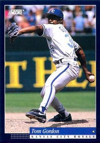 #234 Tom Gordon - Kansas City Royals -1994 Score Baseball