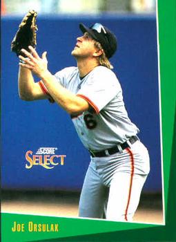 #234 Joe Orsulak - Baltimore Orioles - 1993 Select Baseball
