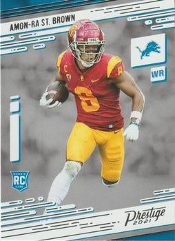 #234 Amon-Ra St. Brown - Detroit Lions - 2021 Panini Prestige Football