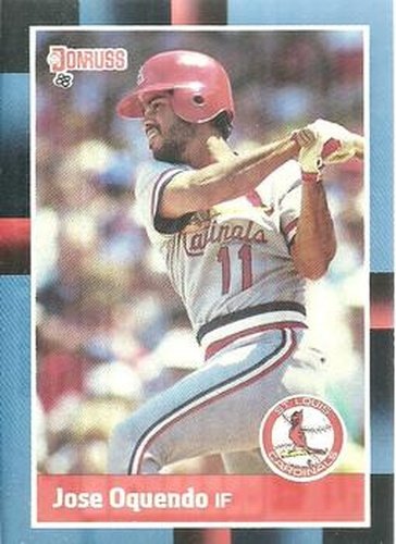 #234 Jose Oquendo - St. Louis Cardinals - 1988 Donruss Baseball