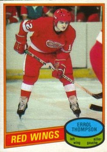 #234 Errol Thompson - Detroit Red Wings - 1980-81 O-Pee-Chee Hockey