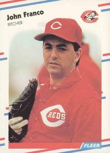#234 John Franco - Cincinnati Reds - 1988 Fleer Baseball