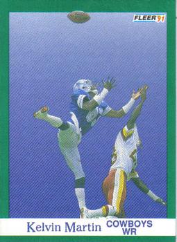 #234 Kelvin Martin - Dallas Cowboys - 1991 Fleer Football