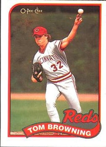 #234 Tom Browning - Cincinnati Reds - 1989 O-Pee-Chee Baseball