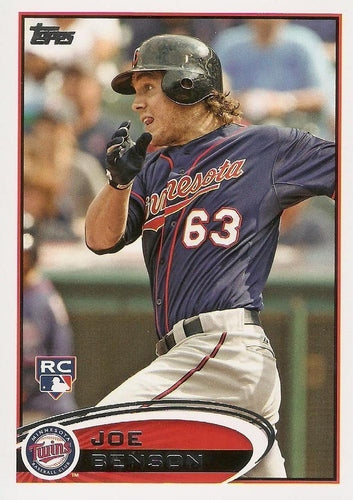 #235 Joe Benson - Minnesota Twins - 2012 Topps Baseball