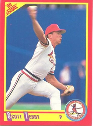#235 Scott Terry - St. Louis Cardinals - 1990 Score Baseball