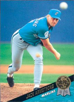 #235 Jack Armstrong - Florida Marlins - 1993 Leaf Baseball