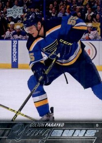 #235 Colton Parayko - St. Louis Blues - 2015-16 Upper Deck Hockey