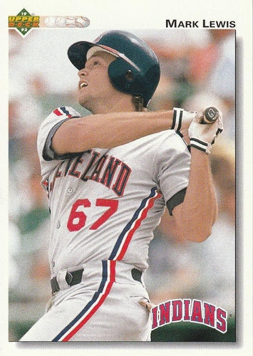 #235 Mark Lewis - Cleveland Indians - 1992 Upper Deck Baseball