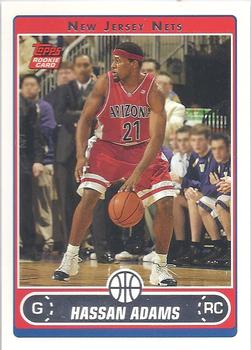 #235 Hassan Adams - New Jersey Nets - 2006-07 Topps Basketball