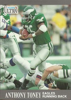 #235 Anthony Toney - Philadelphia Eagles - 1991 Ultra Football