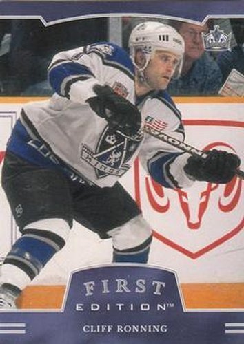 #235 Cliff Ronning - Los Angeles Kings - 2002-03 Be a Player First Edition Hockey