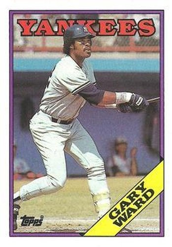 #235 Gary Ward - New York Yankees - 1988 Topps Baseball