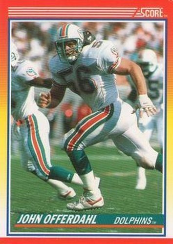 #235 John Offerdahl - Miami Dolphins - 1990 Score Football