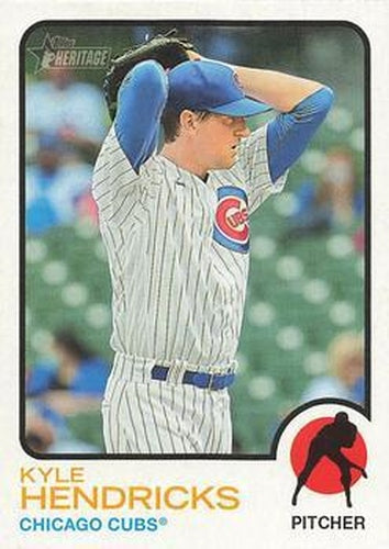 #235 Kyle Hendricks - Chicago Cubs - 2022 Topps Heritage Baseball