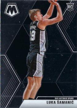 #235 Luka Samanic - San Antonio Spurs - 2019-20 Panini Mosaic Basketball