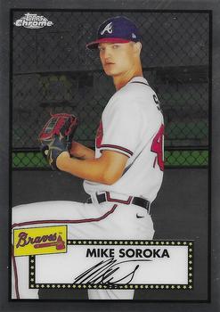 #235 Mike Soroka - Atlanta Braves - 2021 Topps Chrome Platinum Anniversary Baseball