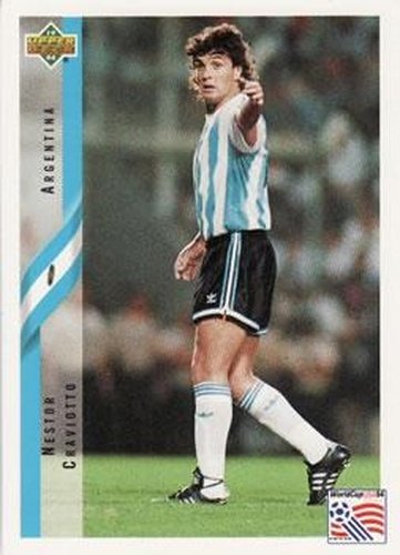 #235 Nestor Craviotto - Argentina - 1994 Upper Deck World Cup Contenders English/Spanish Soccer