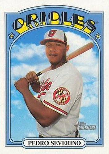 #235 Pedro Severino - Baltimore Orioles - 2021 Topps Heritage Baseball