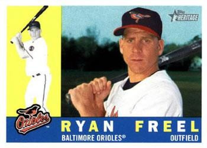 #235 Ryan Freel - Baltimore Orioles - 2009 Topps Heritage Baseball